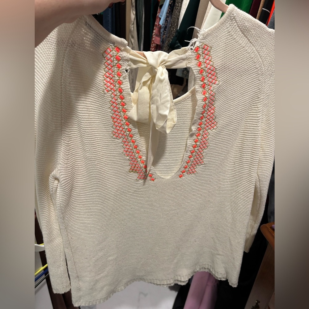 Color block sweater worn once